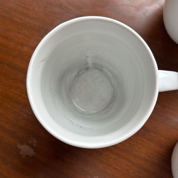 5 white Threshold Mugs - Picture 8 of 12